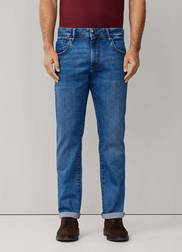 Slim Fit Powerflex Light Wash Denim - 2